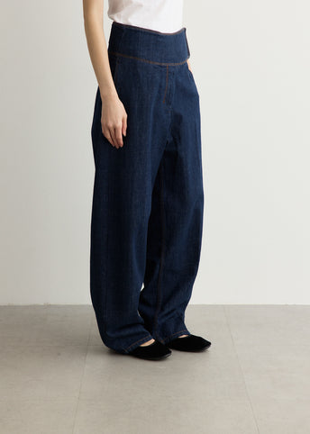 Wrapped Belted Balloon Fit Jeans