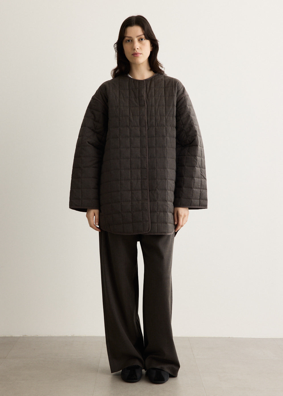 Wool Stitched Pillow Jacket