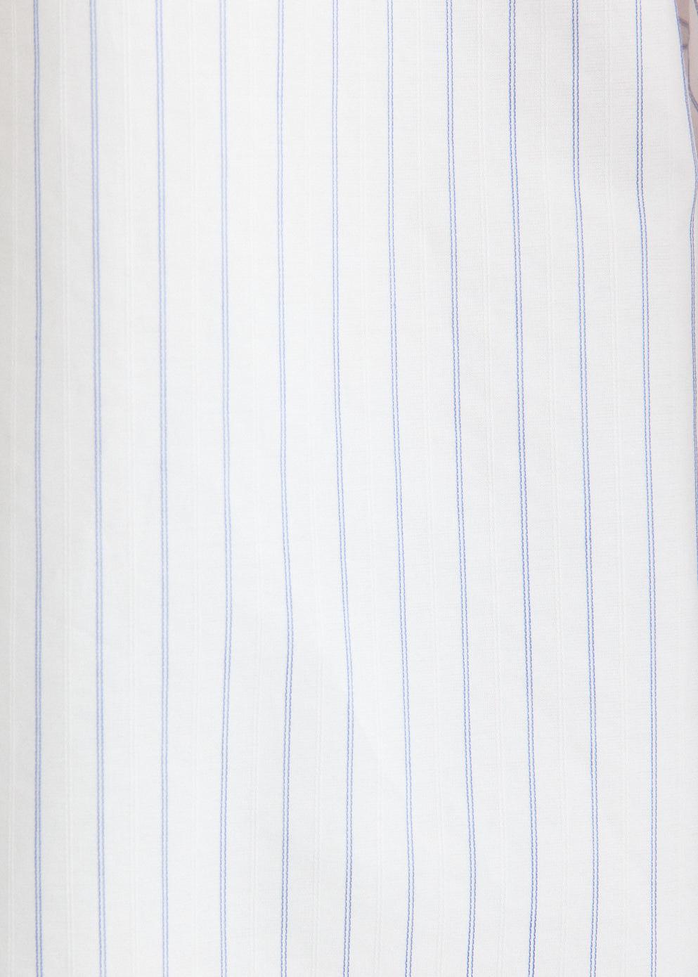 Long-Sleeved Blue Striped Shirt