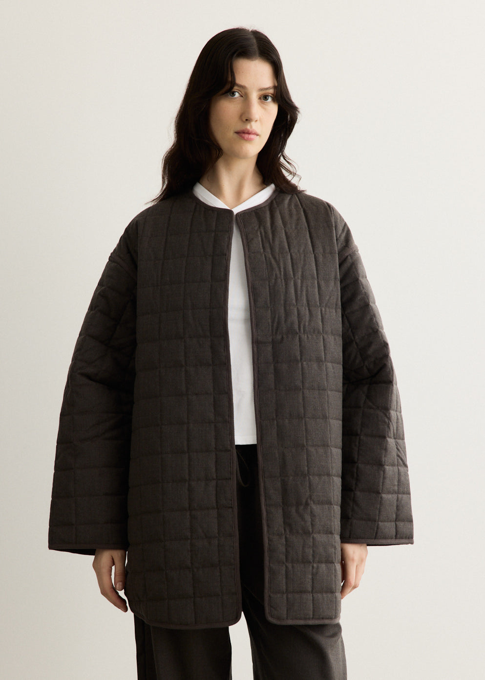 Wool Stitched Pillow Jacket