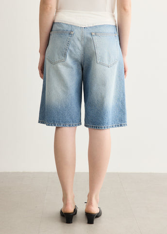 Denim Bermuda Shorts