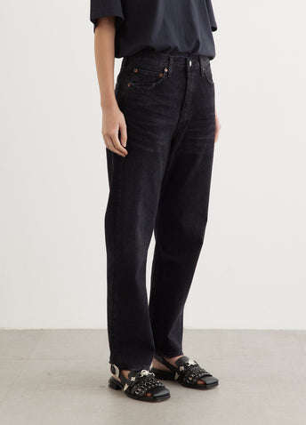 90's Mid Rise Straight Jeans