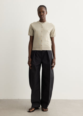 Baby Fox Fine Merino Short Sleeve Cardigan