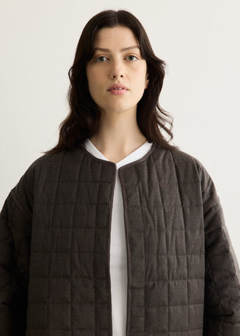 Wool Stitched Pillow Jacket