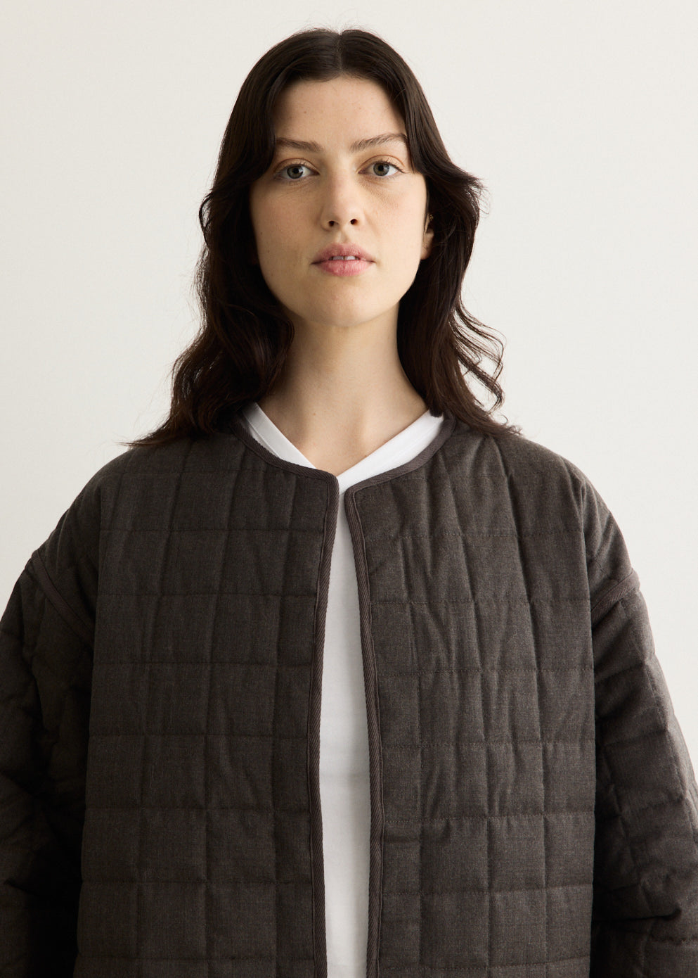 Wool Stitched Pillow Jacket