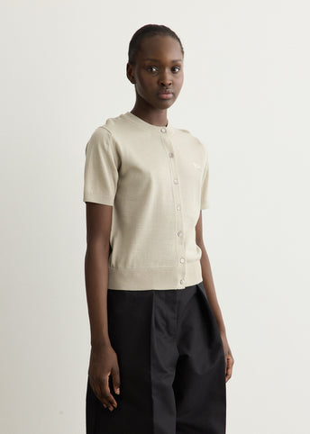 Baby Fox Fine Merino Short Sleeve Cardigan