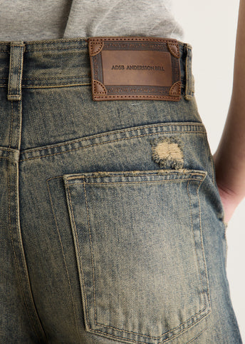 Layered Wide Jeans