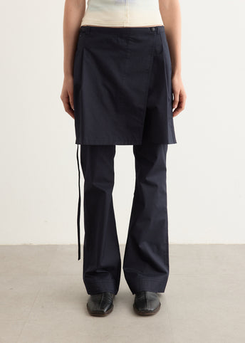 WRAP LAYERED PANTS｜SKIRT/PANTS(スカート/パンツ)｜MANOF