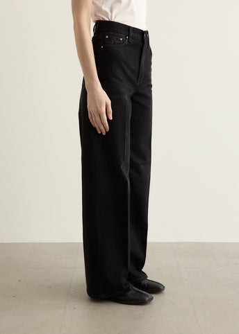 Wide Leg Denim Jeans