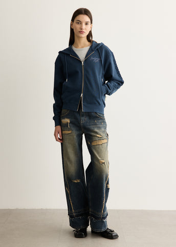 Layered Wide Jeans