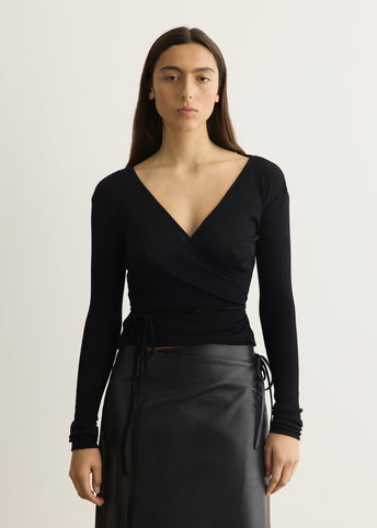 Baby Wool Wrap Top