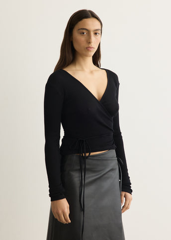 Baby Wool Wrap Top