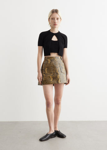 Snake print skirt size 14 hotsell