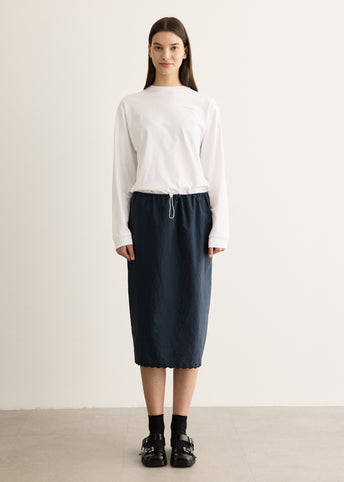 Bria Embroidered Taffeta Skirt