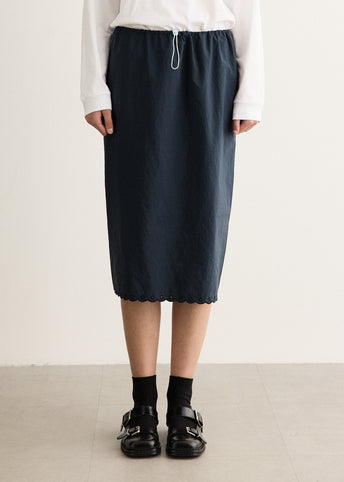 Bria Embroidered Taffeta Skirt