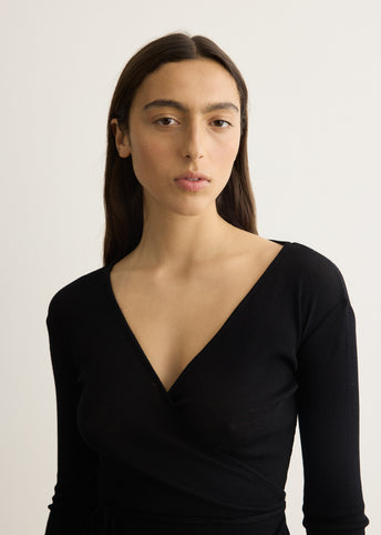 Baby Wool Wrap Top