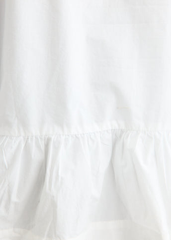 Cotton Poplin Peplum Blouse