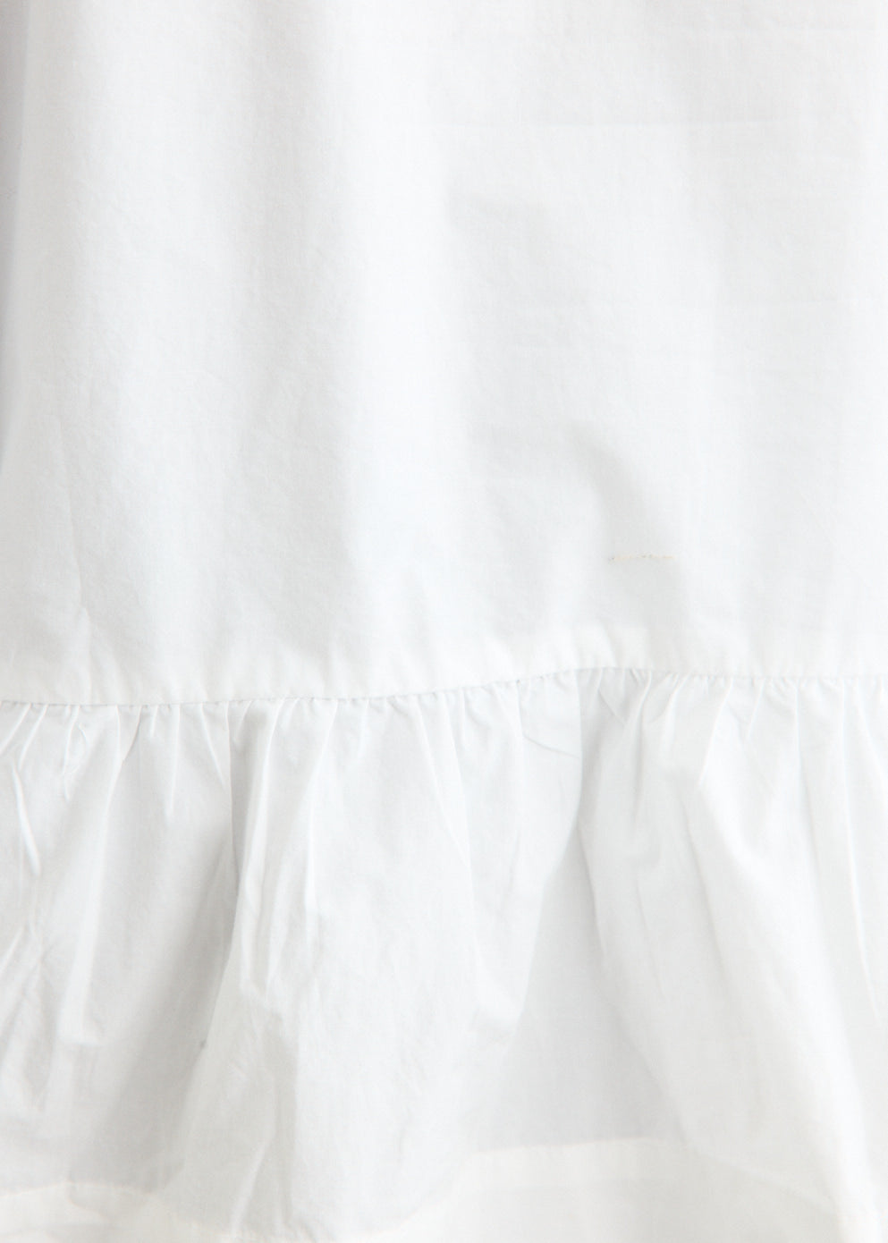 Cotton Poplin Peplum Blouse