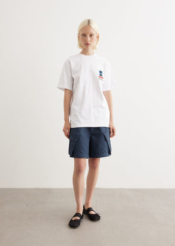 High Waist Cargo Shorts