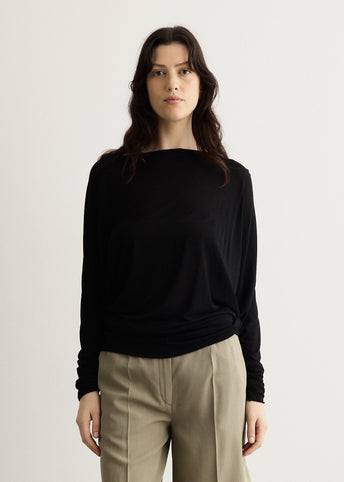 Boatneck Jersey Top