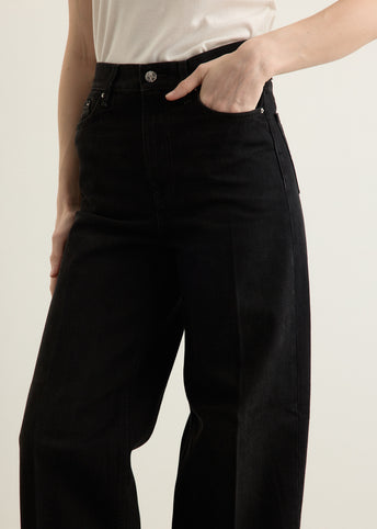 Wide Leg Denim Jeans