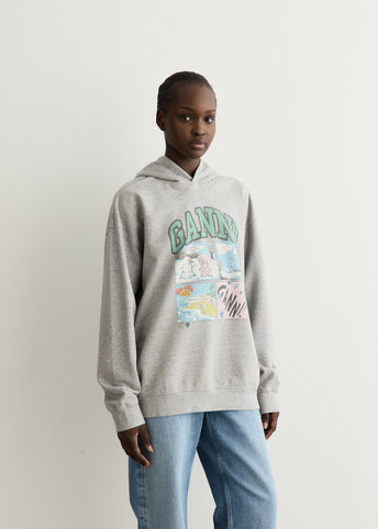 Grey Bear Comic Hoodie