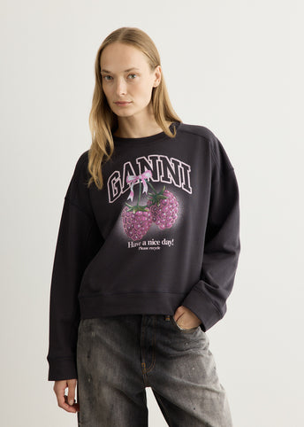 Isoli Raspberry Crewneck Sweatshirt