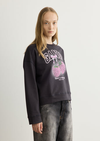 Isoli Raspberry Crewneck Sweatshirt