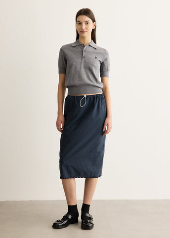 Contrasted Ami Polo Sweater