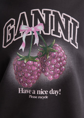 Isoli Raspberry Crewneck Sweatshirt