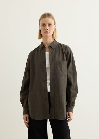 Relaxed Poplin Shirt
