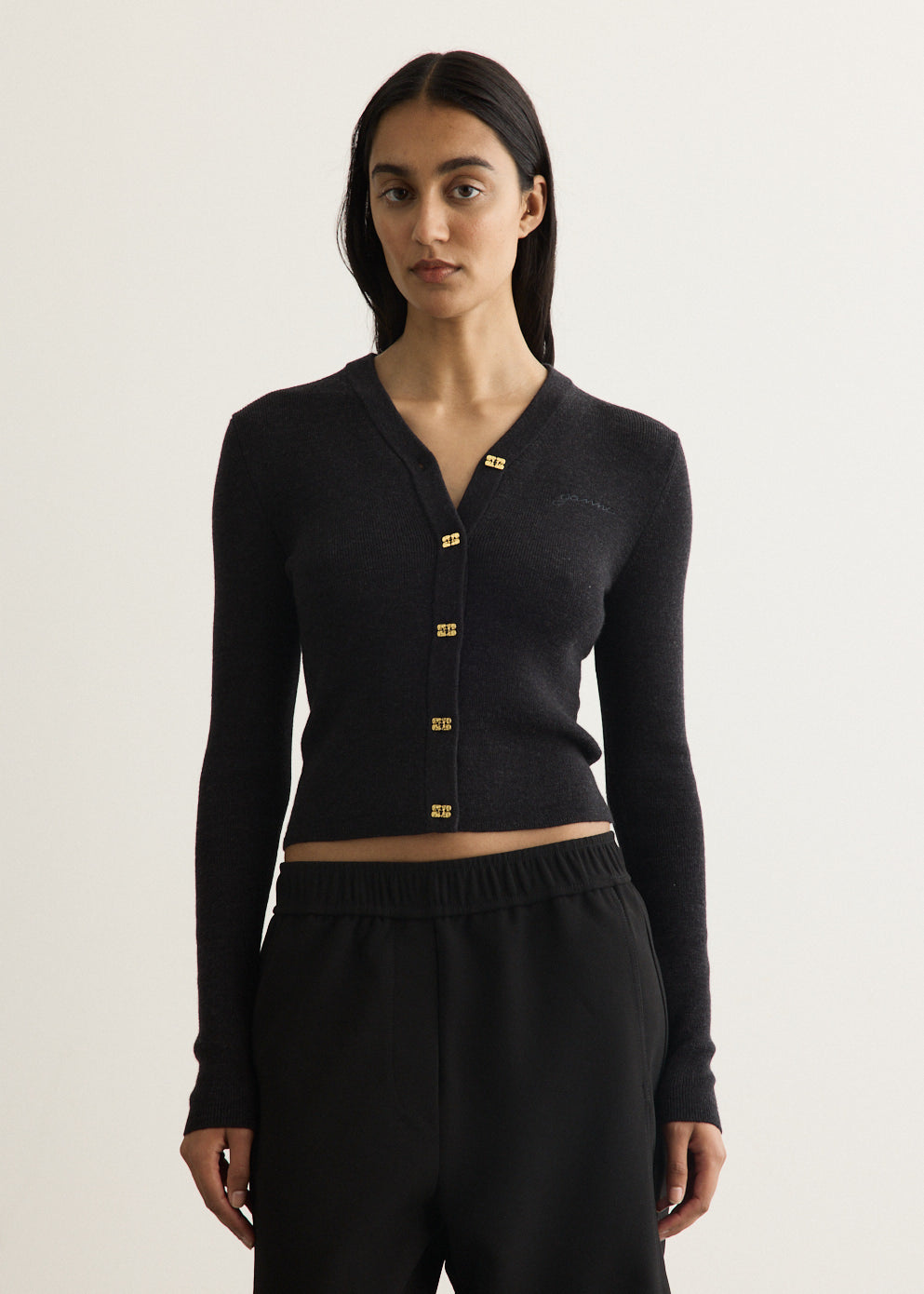 Mini Ribbed Merino Cardigan