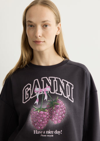 Isoli Raspberry Crewneck Sweatshirt