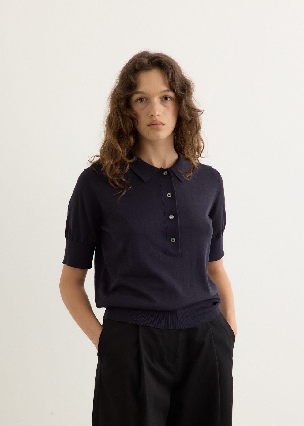 Knitted Polo