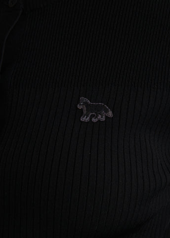 Baby Fox Pleat Rib Cardigan