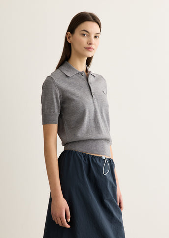 Contrasted Ami Polo Sweater