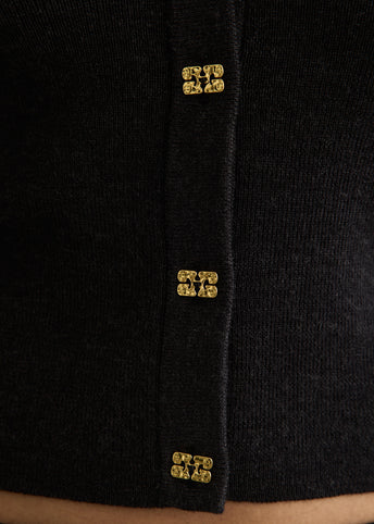 Mini Ribbed Merino Cardigan
