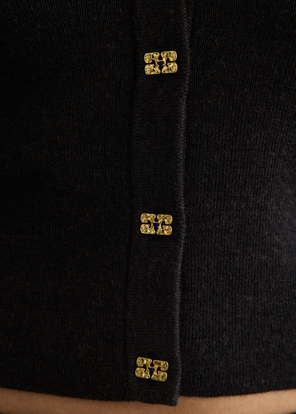 Mini Ribbed Merino Cardigan