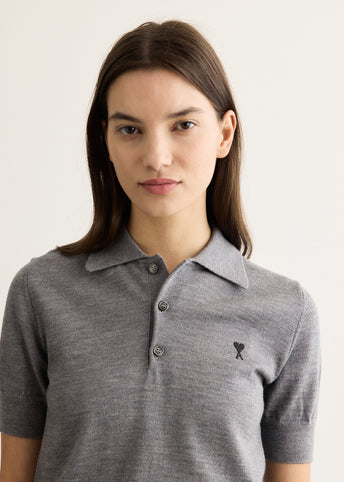 Contrasted Ami Polo Sweater