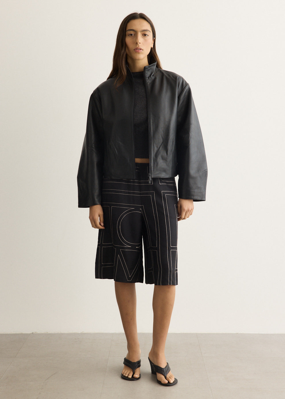 Monogram Silk PJ Culottes