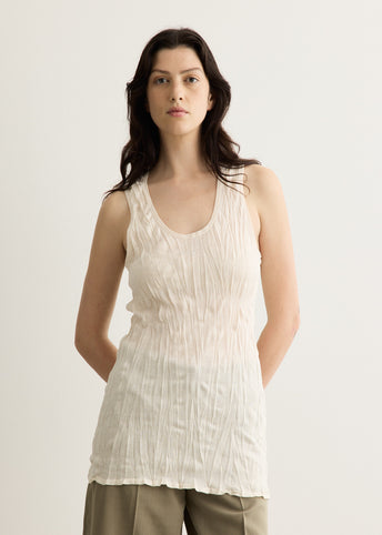 Crinkled Knit Tank