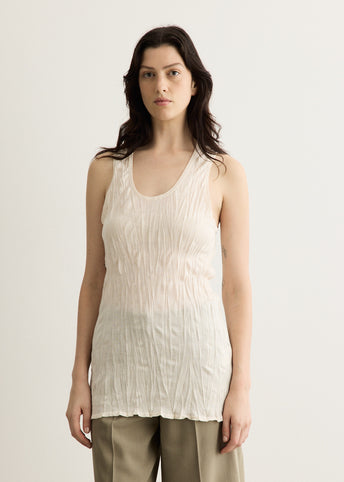 Crinkled Knit Tank