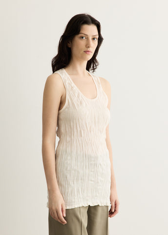 Crinkled Knit Tank