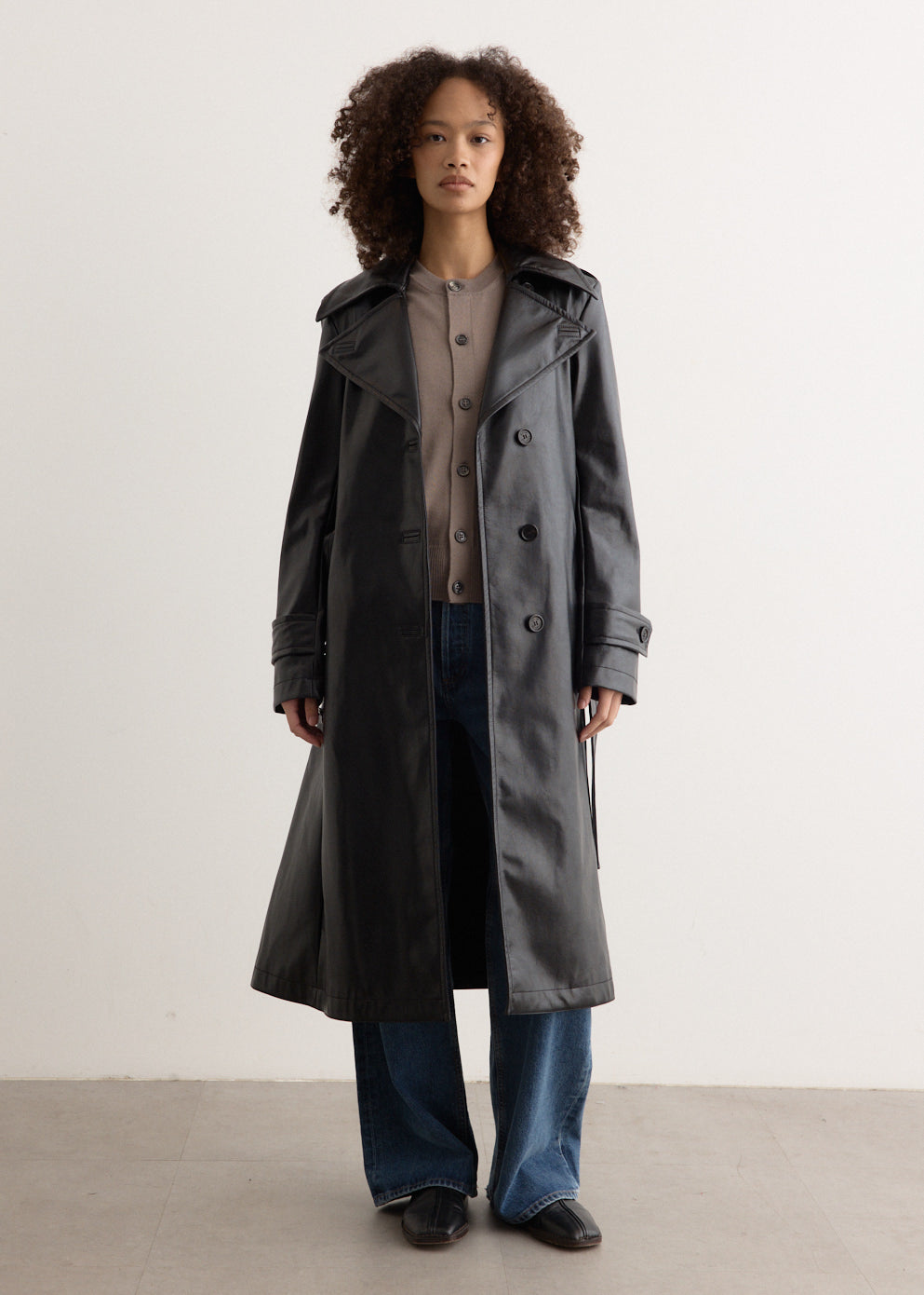 Oliv Vintage Faux Leather Jacket