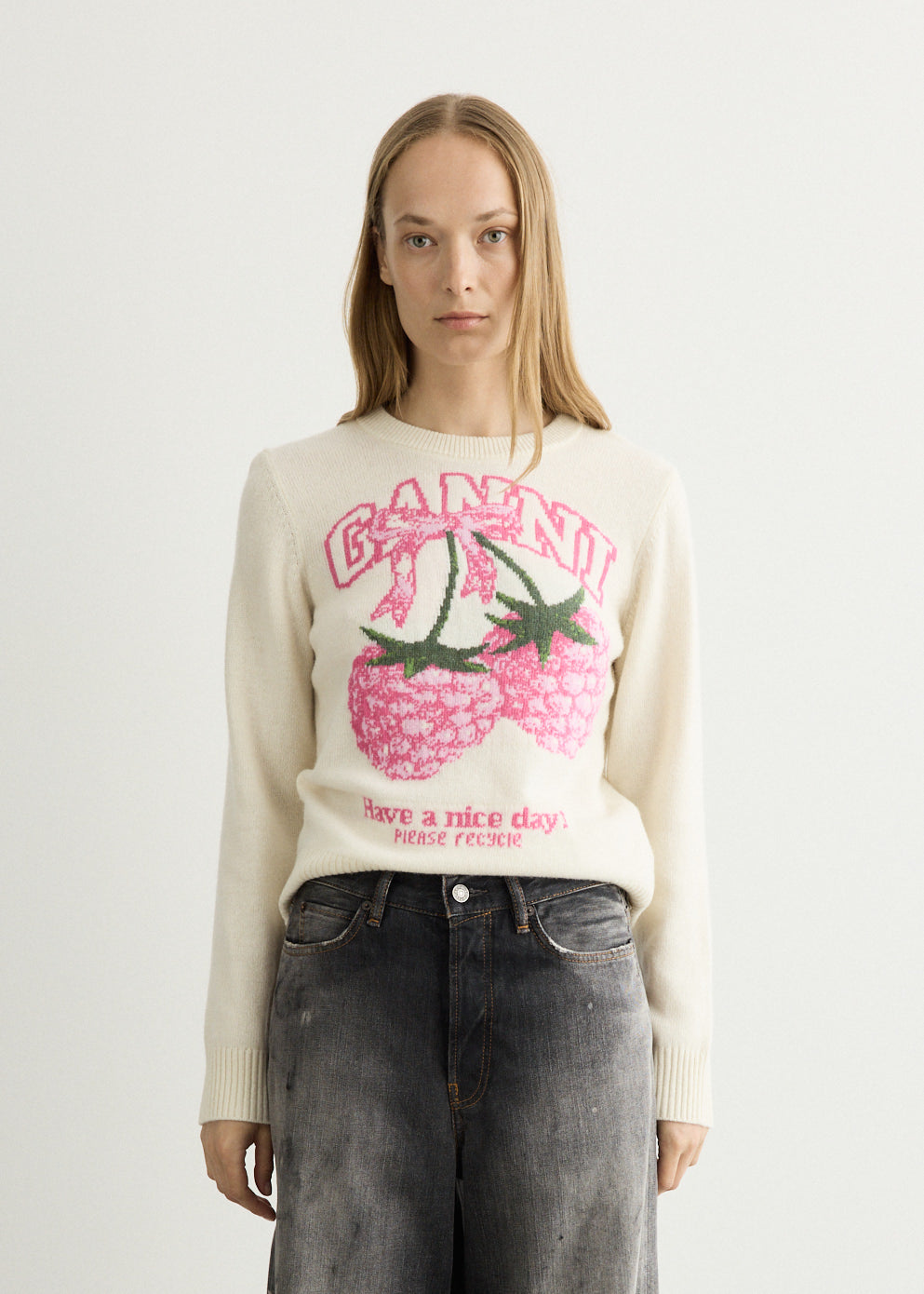 Graphic Wool Sweater