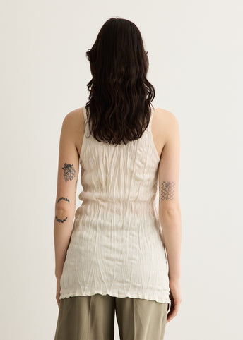 Crinkled Knit Tank