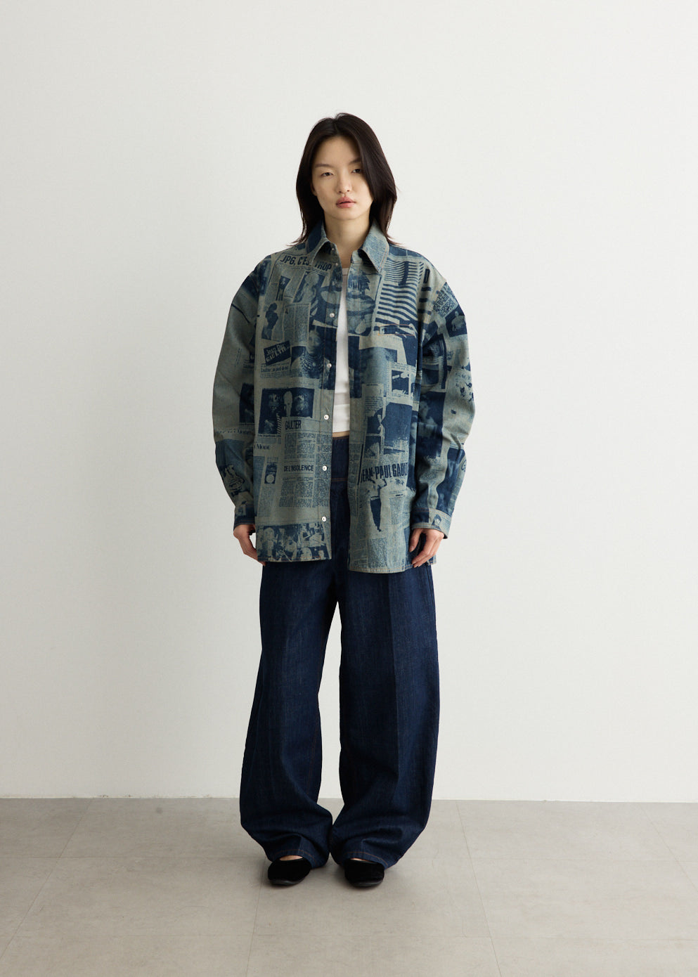 Wrapped Belted Balloon Fit Jeans