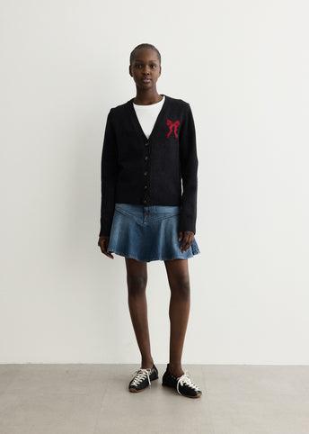 Heavy Denim Mini Skirt