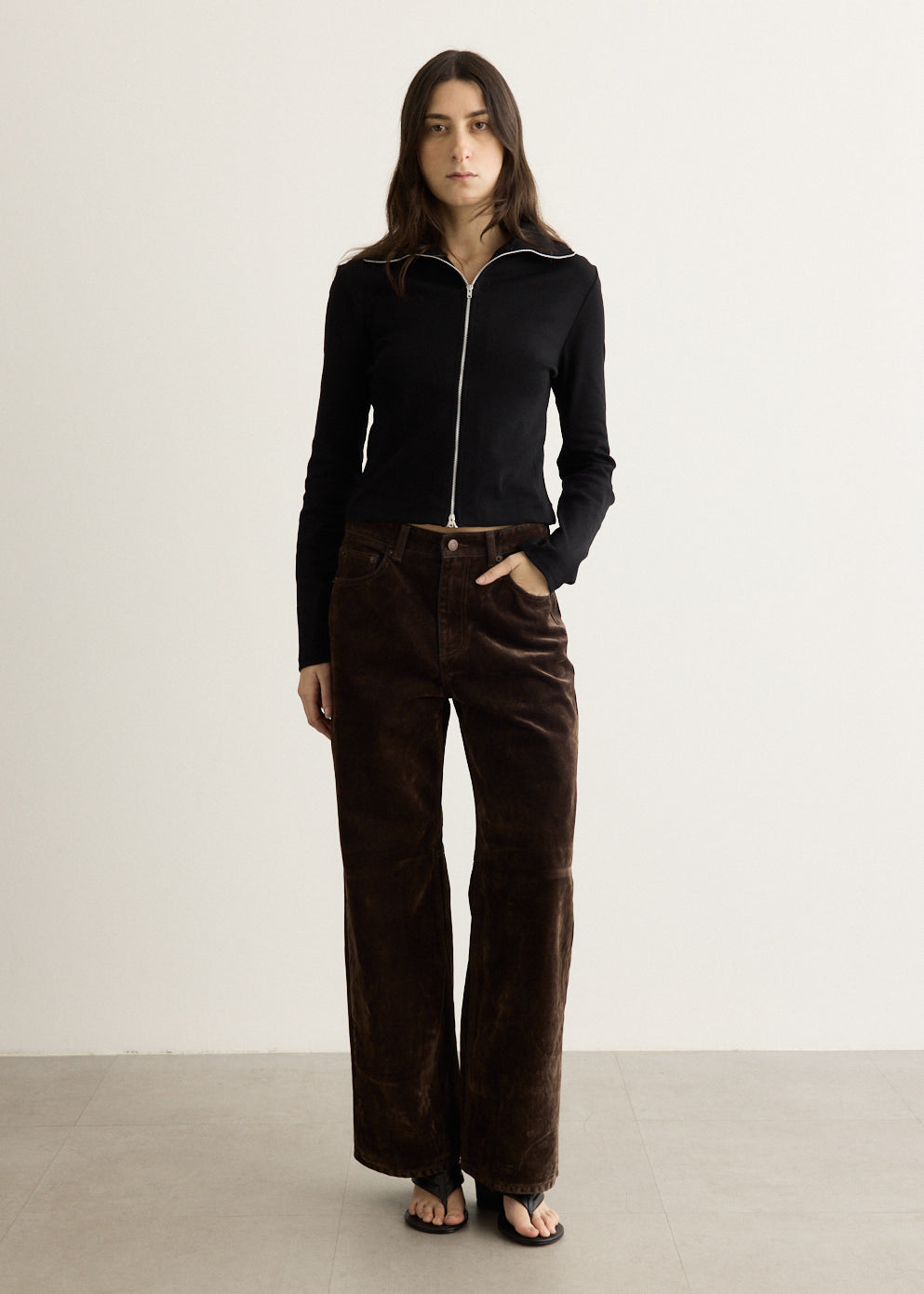 Slim Zip Longsleeve