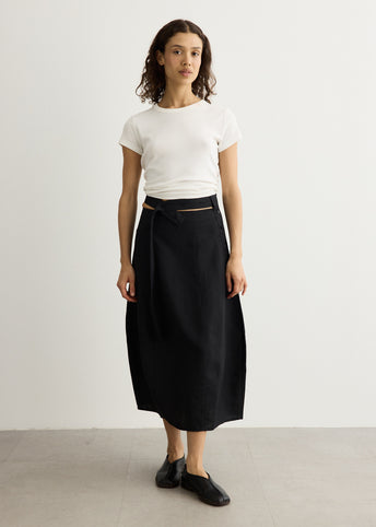 Belt Wrap Skirt